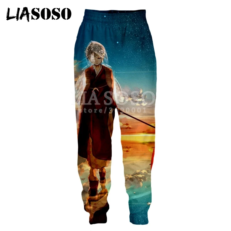 LIASOSO, новинка, 3D принт, для мужчин и женщин, спортивные штаны, аниме, Vocaloid, Hatsune Miku, милые, сексуальные, для девочек, повседневные тренировочные штаны, штаны для бега, X1081