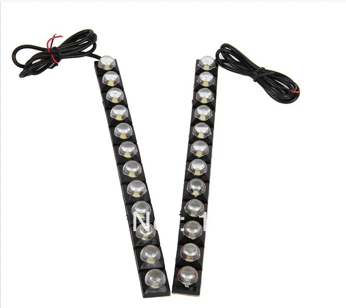 Лидер продаж Новинка 2X автомобиль DIY 12 светодиодный DRL Дневной светильник лампы