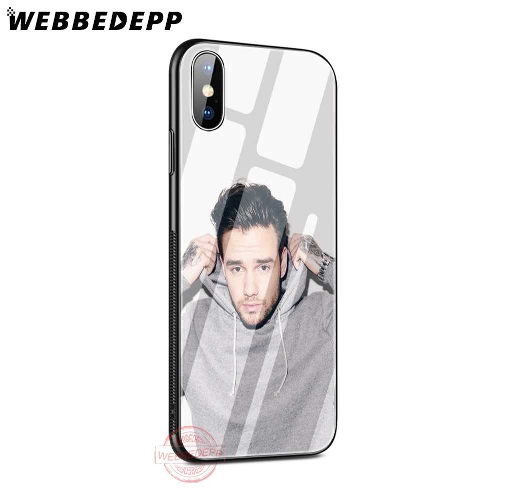 WEBBEDEPP 1D Liam Payne чехол для телефона из закаленного стекла Apple iPhone XS Max XR X 8 7 6S Plus 5S SE |