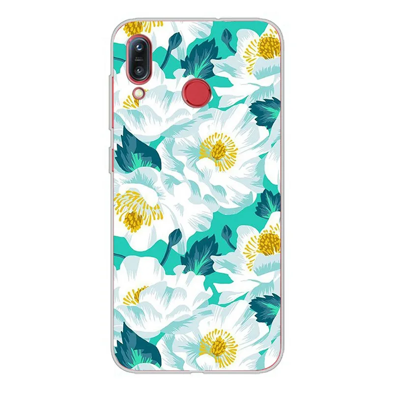 ciciber Phone Cases For ASUS Zenfone Max Pro (M1) (M2) Case Soft Back Cover ZB601KL ZB602KL ZB631KL ZB633KL ZB555KL Flower |