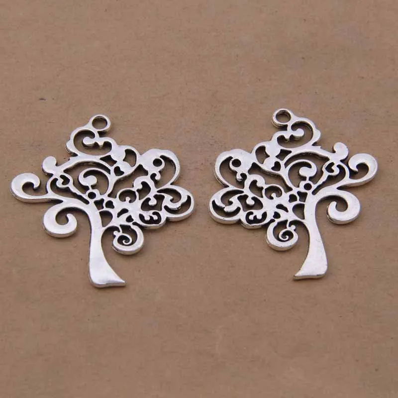 Подвески из цинкового сплава под старину серебряные подвески с деревом жизни
