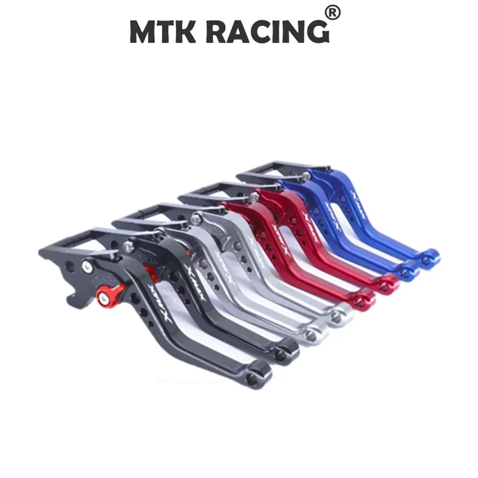 MTKRACING Короткие сцепления Тормозные Рычаги Регулируемый CNC алюминий для YAMAHA X MAX300