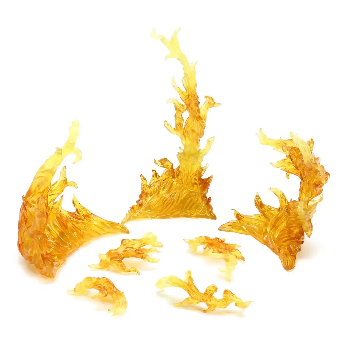 Yellow Эффект воздействия Tamashii Star Soul эффект сжигания пламени Fix Tamashii Effect эффект сжигания пламени игрушки Фигурки Figma Bandai - Цвет: Yellow