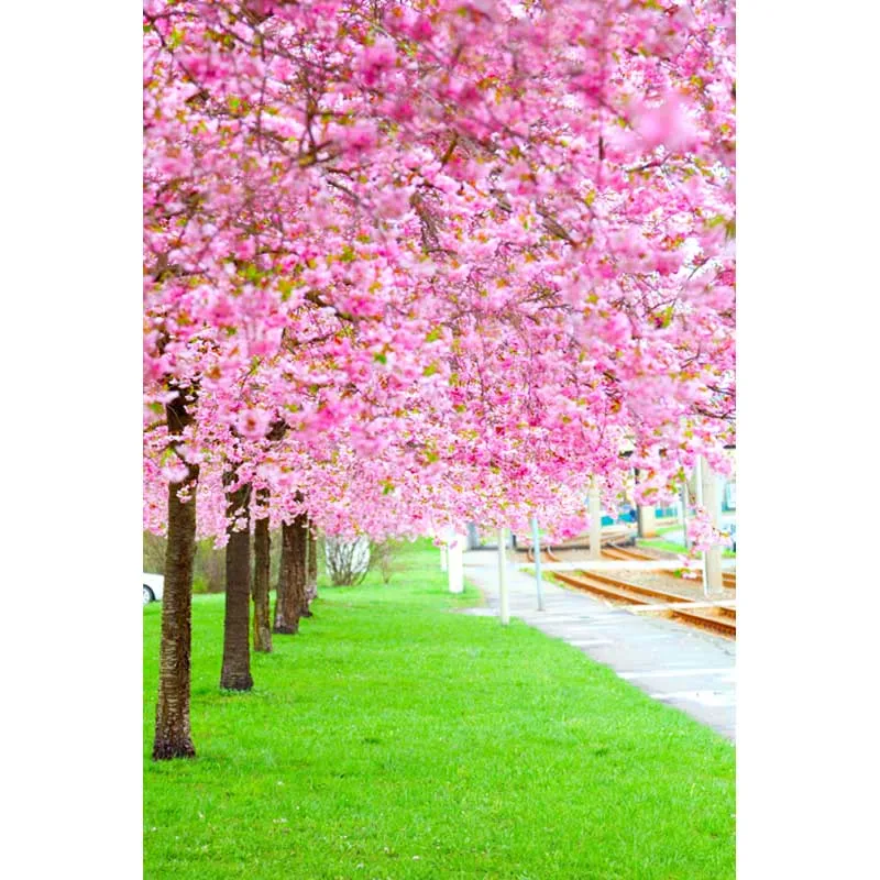 

Blossom waterfall Photography backdrops spring picnic photography backgrounds vinyl For children Photography Studio accessories