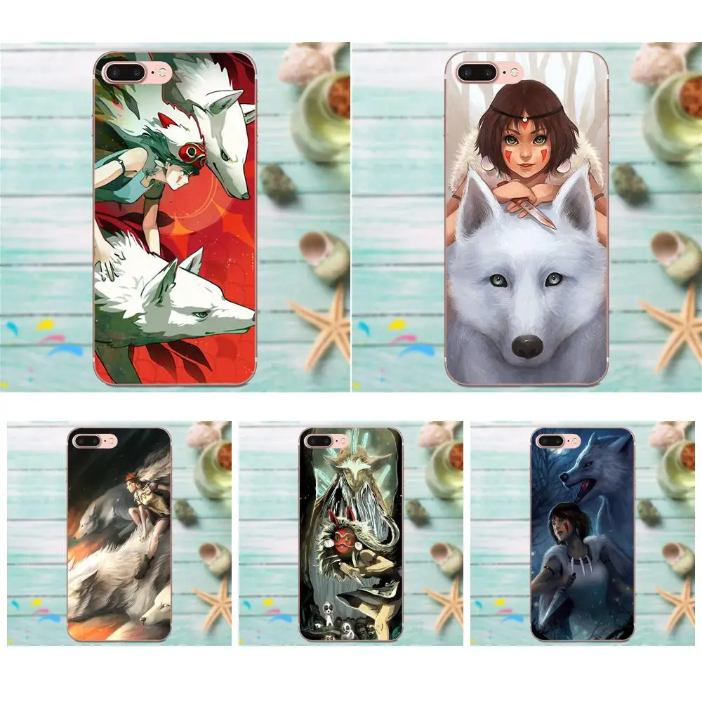 Мягкий сотовый телефон для LG G4 G5 G6 K4 K7 K8 K10 2017 V10 V20 V30 Stylus Nexus 5 5X G2 G3 mini spirit Princess Mononoke Fan