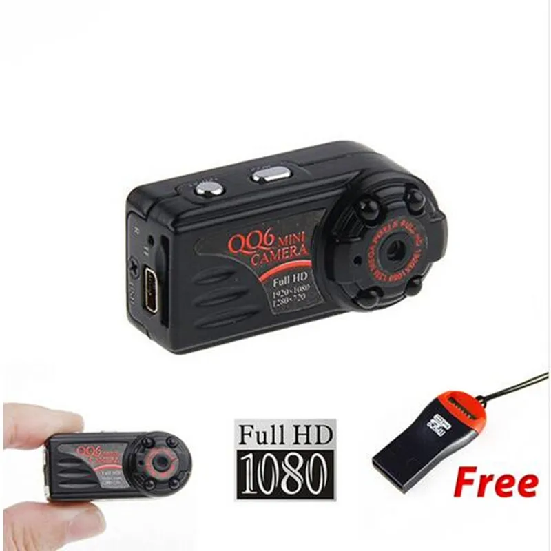SMARCENT QQ6 HD 1080P широкоугольная микро камера с датчиком обнаружения движения USB Mini DV