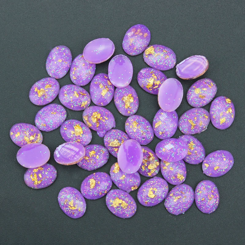 10 шт 3d украшения для ногтей блестящая смола + Золотая фольга драгоценный камень