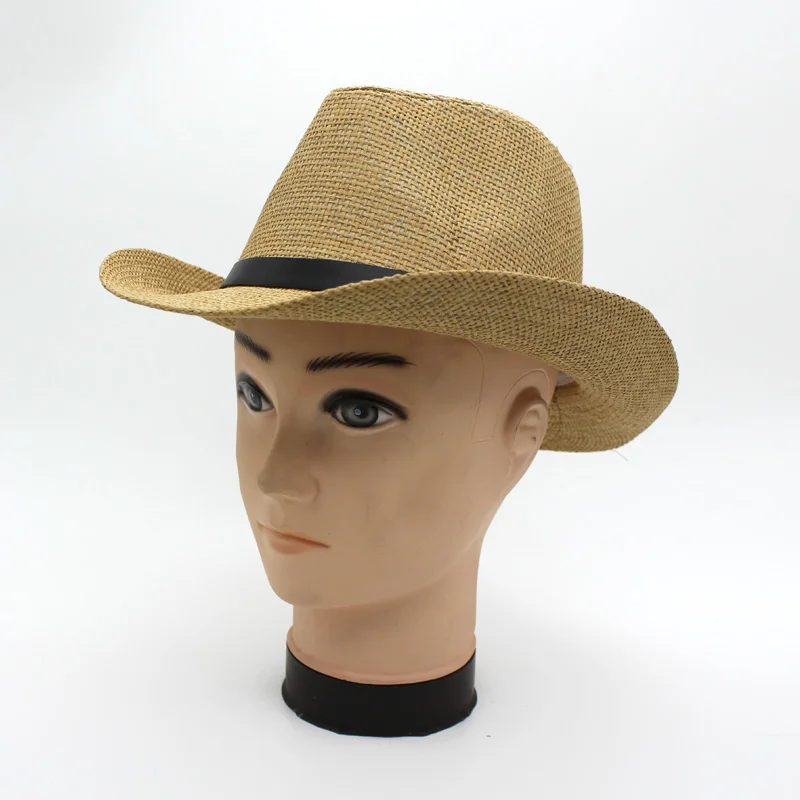 Оптовая продажа соломенная ковбойская шляпа кепка летняя мужская и женская