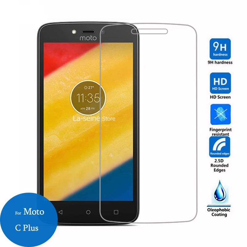 Закаленное стекло для Motorola Moto C Plus защита экрана 9H защитная пленка на C XT1723 XT1750 XT1754 XT 1723 1750 5,0'