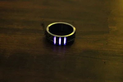 Tritium purple 1 шт., 16, 18, 20, 22 мм кольцо из титанового сплава с трубой Тритий, газ Тритий, самосветящееся кольцо для повседневного использования, многофункциональные инструменты, аксессуары - Цвет: Tritium purple