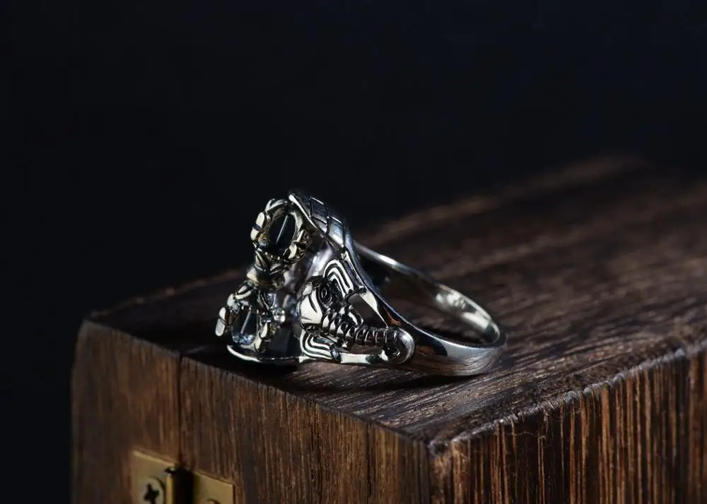 BALMORA 925 пробы серебряные Vajra кольца со слонами для мужчин винтаж животное тайское серебрянное кольцо модные украшения Anillos SY20892
