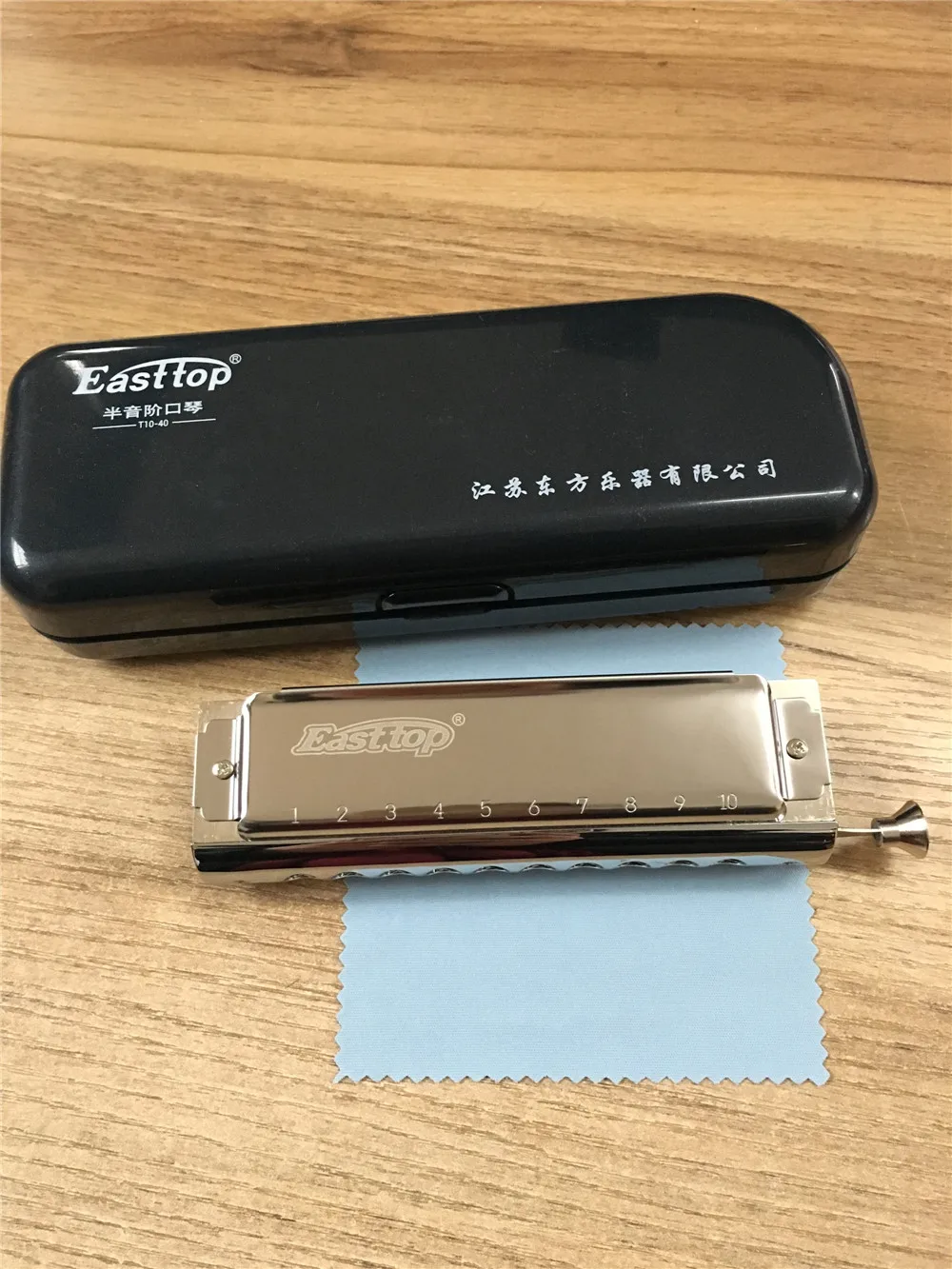EASTTOP T10 40 Хроматическая губная гармоника ABS гребень 10 отверстий тонов