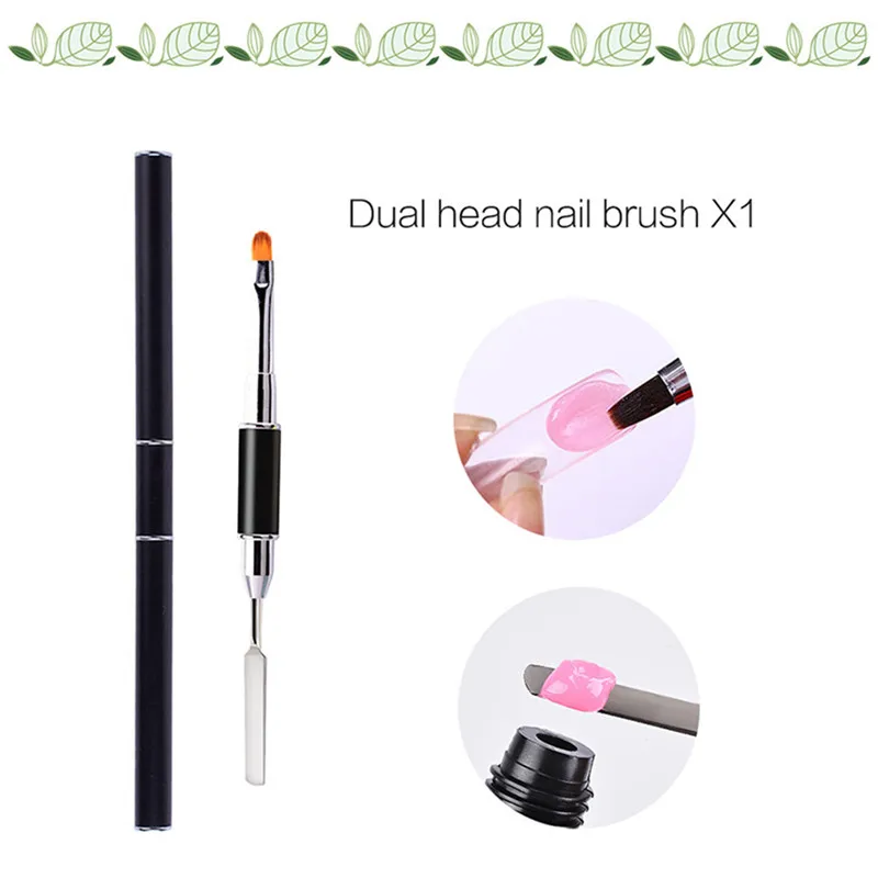 Hot Professional Nail Art Tools Set 6 Colors Fast Extension Gel Poly Solid Manicure Extended Women Tool Kit | Красота и здоровье