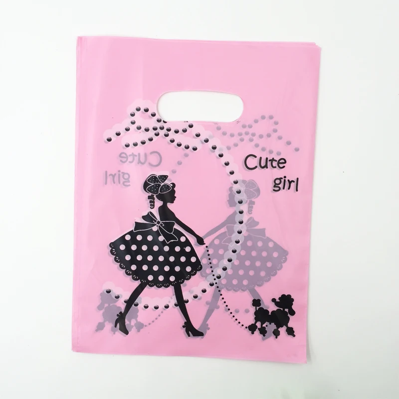 Пластиковые пакеты Gft для конфет 100 шт./лот Смешанные розовые и черные белые