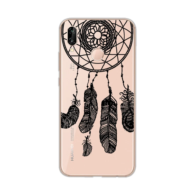 ciciber Phone Cases for Huawei P20 P8 P9 P10 Mate 20 10 9 Lite 2017 X Pro Soft Back Cover P Smart 2019 Dreamcatcher |