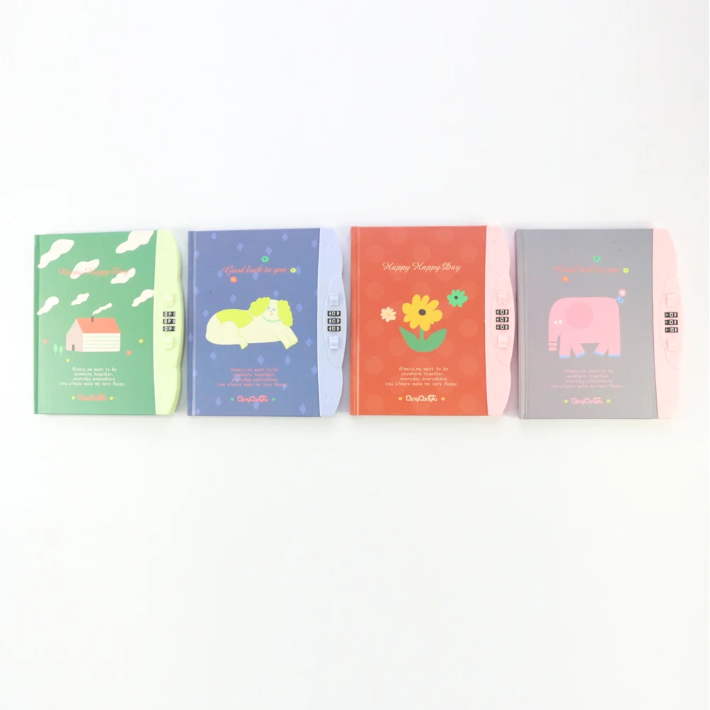 Domikee 2019 Новое милое студенческое держатель серии hardcover с цветным изображением