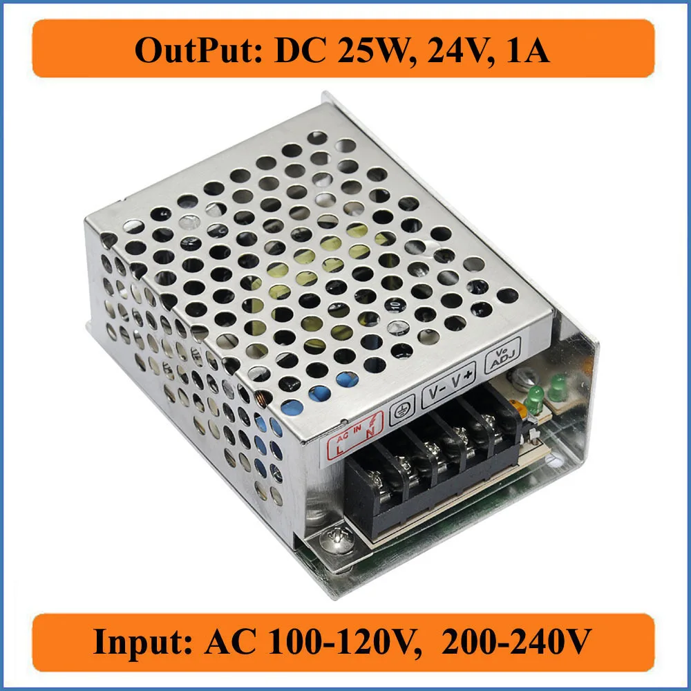 Импульсный источник питания для светодиодной ленты 25 Вт 24 В 1 А|switch power|switching power