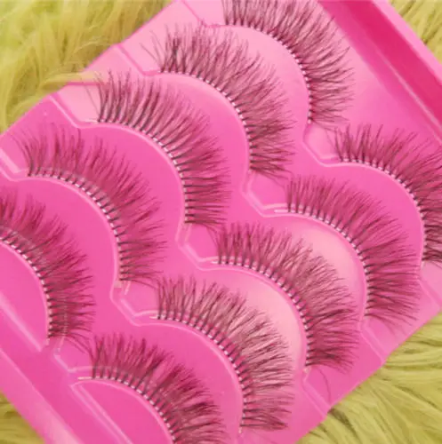 5 пар натуральные накладные ресницы ручной работы для макияжа идеальный