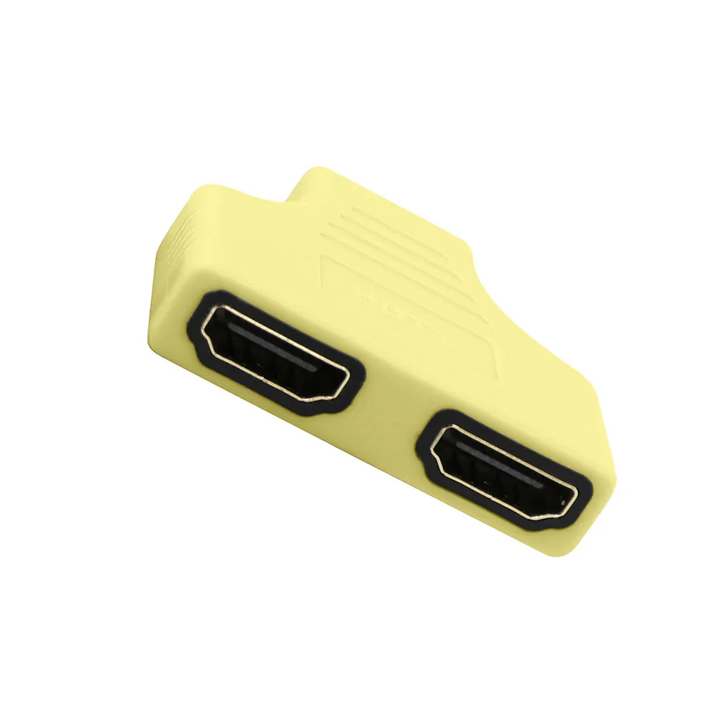 Новый разветвитель 1080P разных цветов HDMI порт штекер на 2 гнезда 1 в Выход адаптер