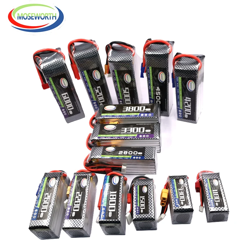 Нано RC игрушки LiPo аккумулятор 6S 22 2 V 1300 1800 2200 2600 3300 4500 6000 30C 40C 60C для
