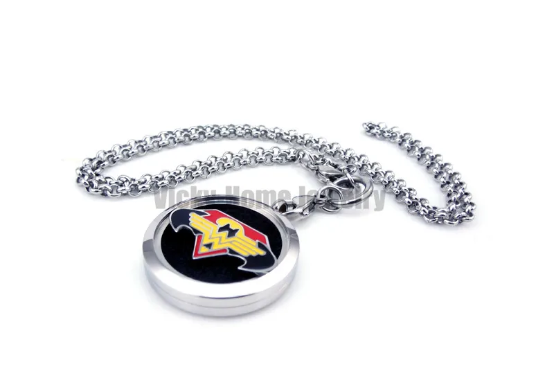 Модные старинное серебро круглой формы эфирное масло диффузор ожерелье Jewellery