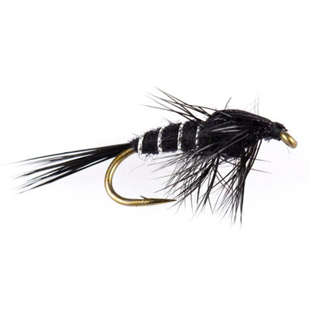 6 шт. Aventik Mayfly черные Nymph мухи сухая форель мухи-насадки для рыбалки различных