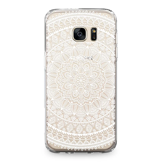 Винтаж Mandale прозрачный узор чехол для Samsung Galaxy A3 A5 A7 J3 J5 J7 чехол для телефона