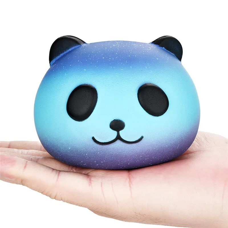 Забавные игрушки для детей и взрослых антистресс Сжимаемый крем с Galaxy Panda