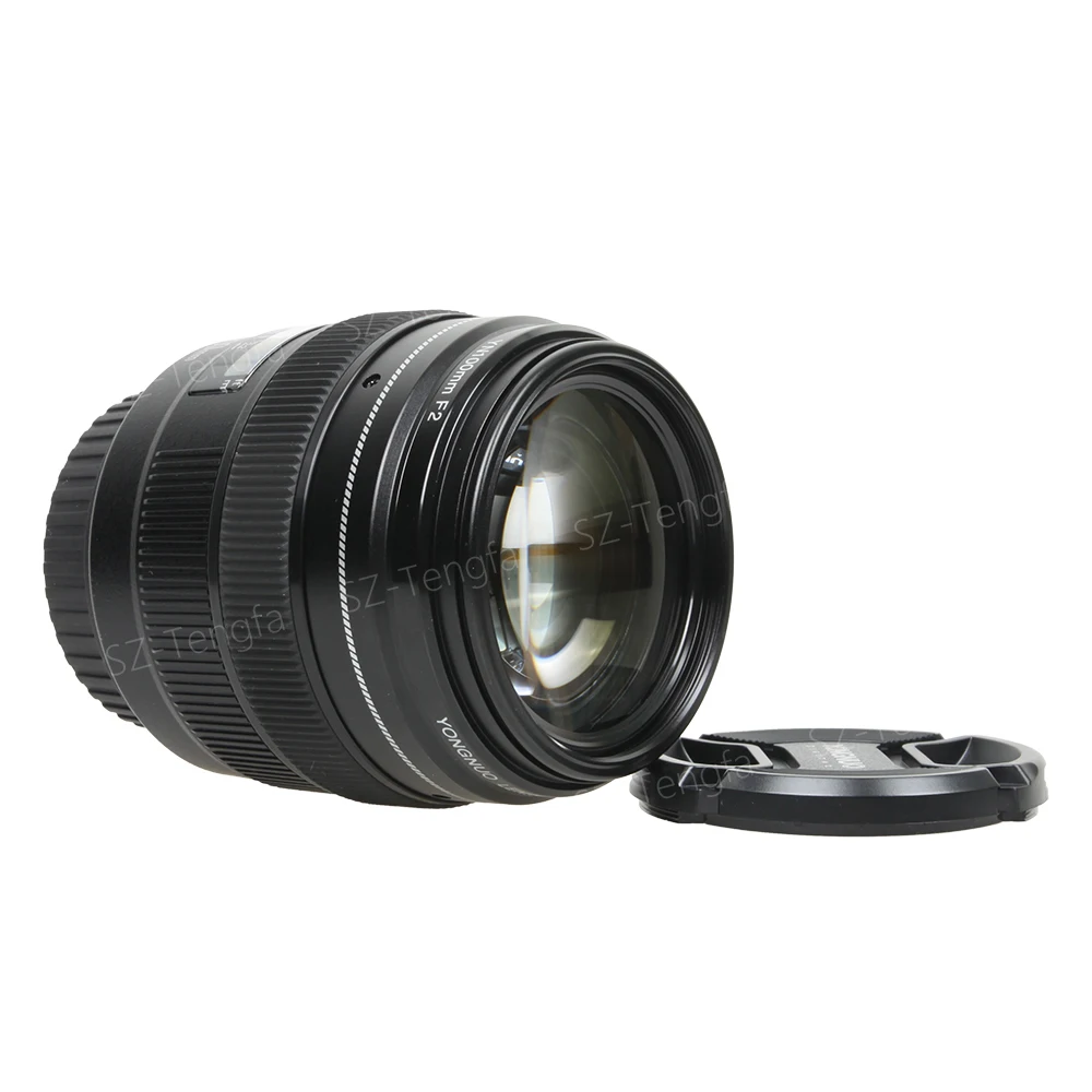 Новый Yongnuo YN100mm F2 Средний телеобъектив для Canon EOS Rebel камера AF MF 5D IV 1300D T6 760D 750D 1D 5DS R |
