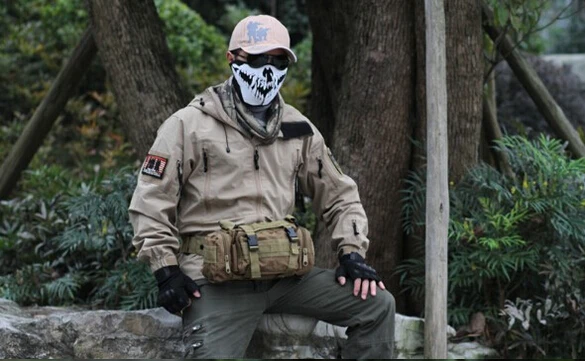 Тактическая Сумка MOLLE 3 P холщовая Спортивная походная Армейская тактическая