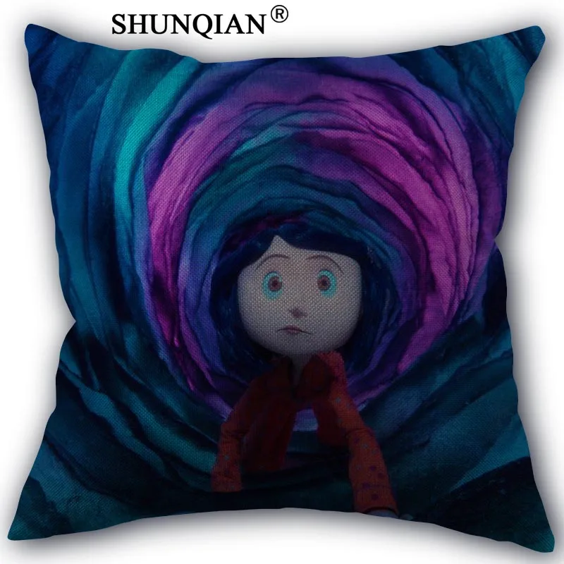 Высокое качество хлопок и лен Coraline декоративная Свадебные наволочки наволочка