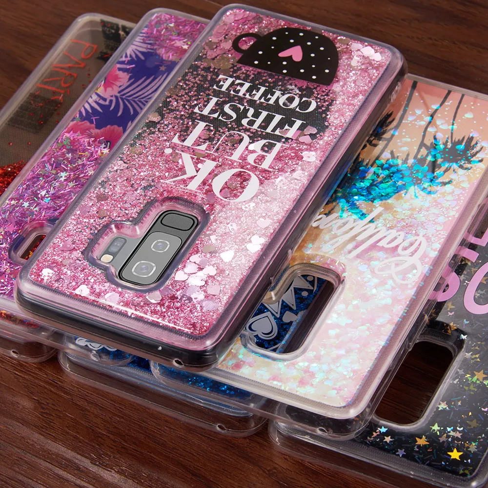 Glitter quicksand phone case on for xiaomi redmi 5 plus 5a coque liquid Dynamic TPU back 4x note |