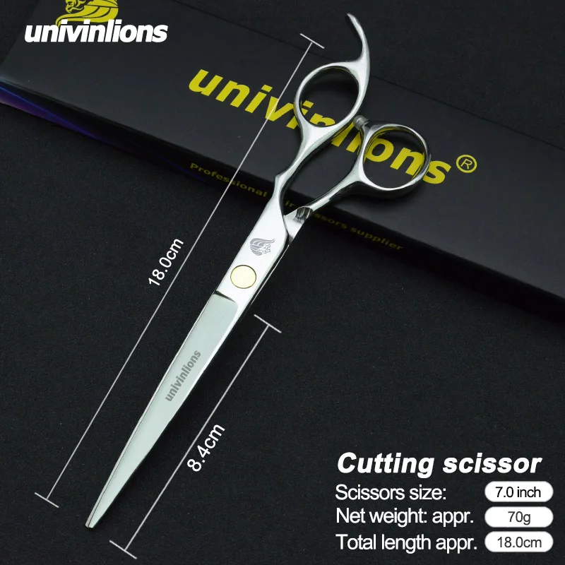 Univinlions " ножницы для стрижки собак Ножницы для собак Ножницы Для Стрижки животных и кошек ножницы для утончения собак изогнутые ножницы набор инструментов
