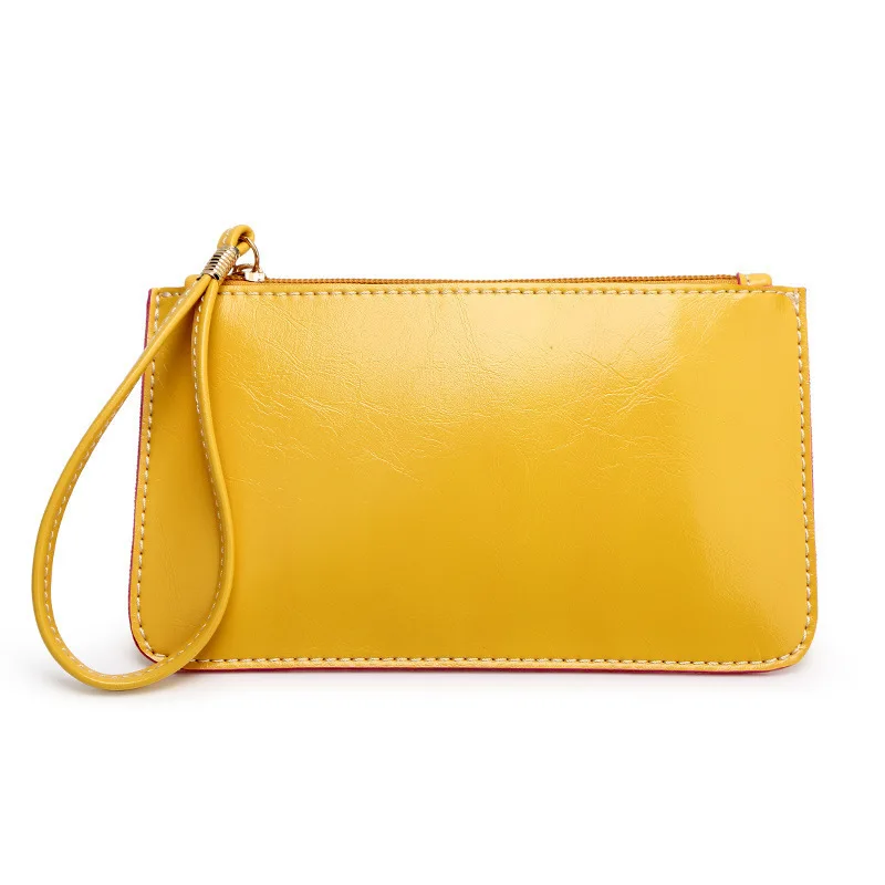 Модный новый женский кошелек из восковой кожи Женский сумка для ключей монет