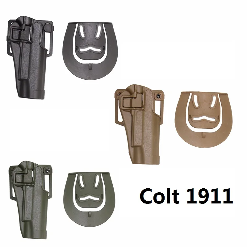 Новая тактическая армейская кобура CQC Colt 1911, кобура для охоты, стрельбы, черный, зеленый, военный страйкбол, ремень, пистолет, кобура 1911