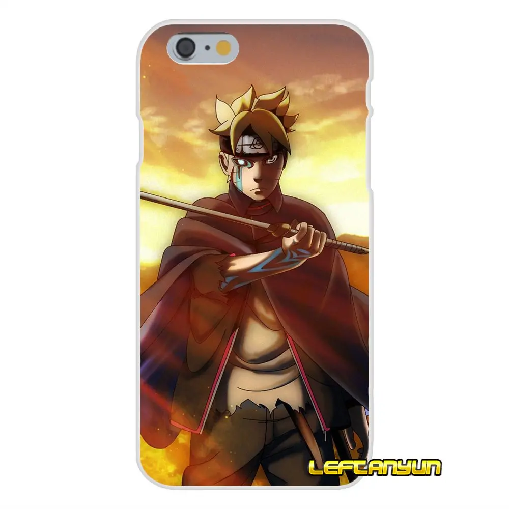 Мультфильм Boruto Узумаки Тонкий силиконовый чехол для телефона iPhone X 4 4S 5 5S 5C SE 6 S 7