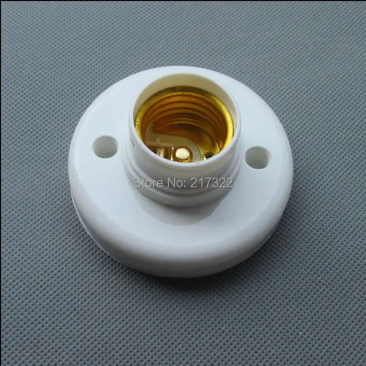 10 шт./лот E27 держатель цоколя лампы крепление фиксация Светодиодная лампа