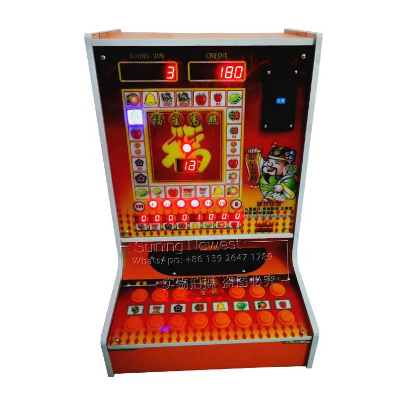 

Tabletop Mario Fruit Casino Jackpot Bonus Arcade Games Gambling Games Square Roulette Slot Machine