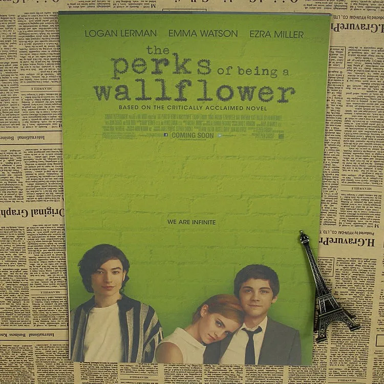 Постер Фильма wallflower Элмар Ватсон крафт бумага рисование сердечника гостиная