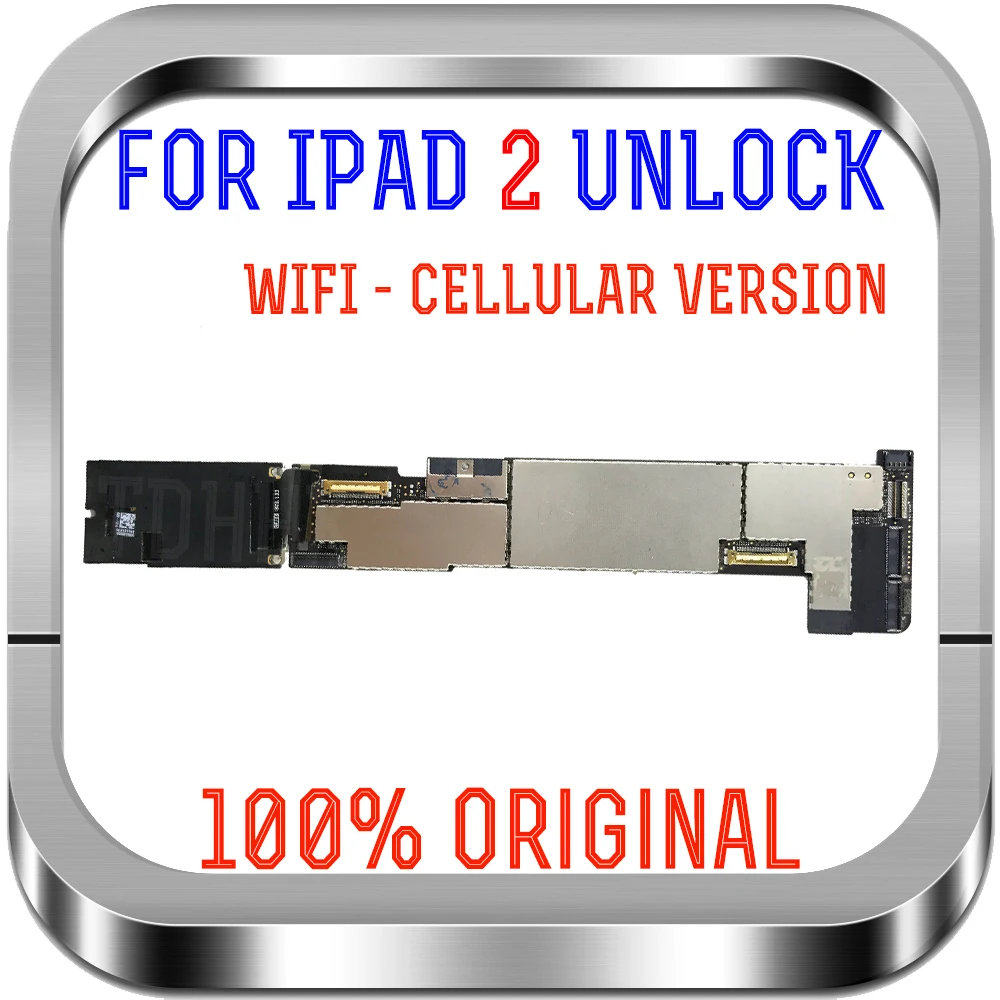 Оригинальная разблокированная версия Wi-Fi + Cellular 2 1/для Ipad материнская плата с