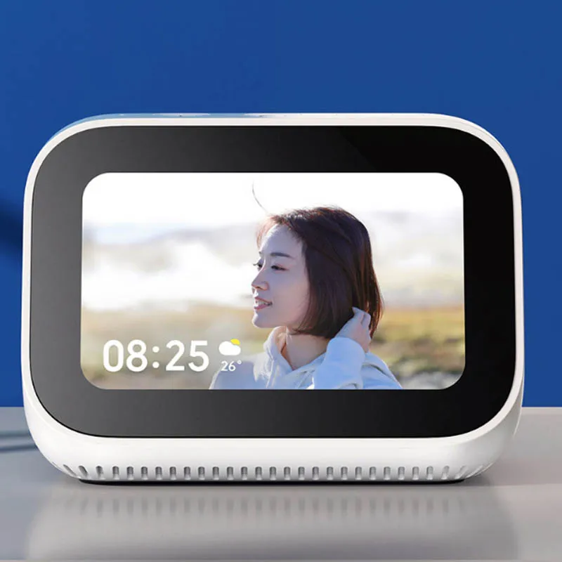 Xiaomi AI сенсорный экран Bluetooth 5 0 динамик цифровой дисплей будильник Wi Fi умное