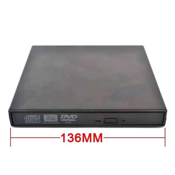 Внешний USB 2 0 тонкий оптический привод kebidumei запись в горелка с разъемом SATA