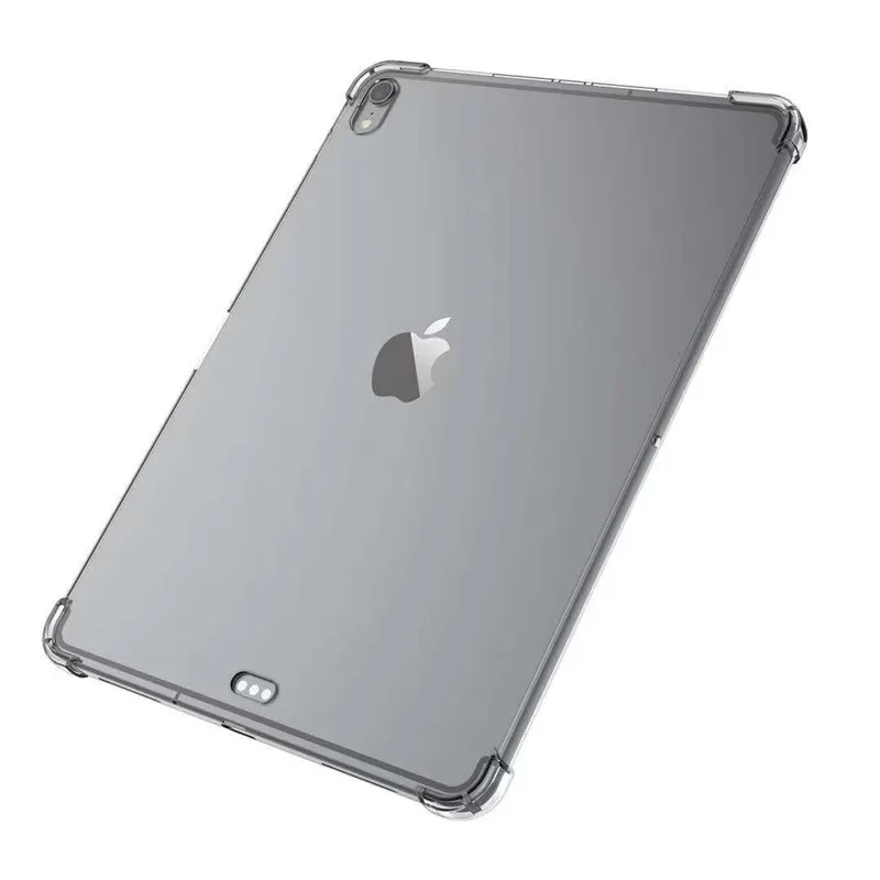 Чехол для iPad Pro 11 12 9 2018 мягкий прозрачный силиконовый чехол дюймов TPU Защитный Para +