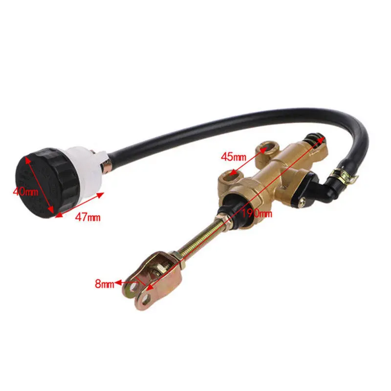 1 шт. Задний гидравлический тормоз главный масляный цилиндр насос Жидкость