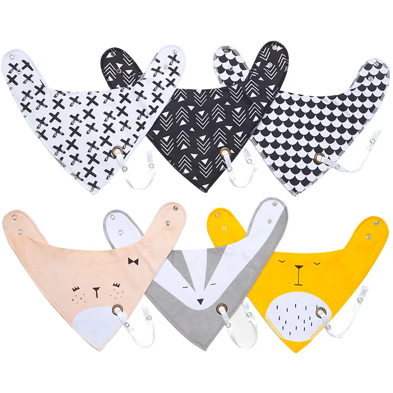 Muslin life (3pcs/lot) 2017 New Fashion Baby Bibs With Pacifier Hangers | Детская одежда и обувь
