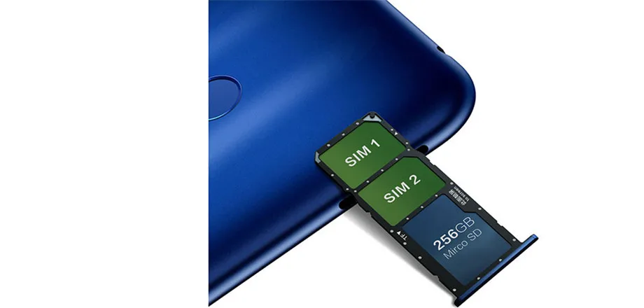 Глобальная прошивка поддержка HONOR 8C 6,26 дюймов Snapdragon 632 Octa Core 4000 мАч 3 карты VoLTE Face ID полный Экран мобильного телефона из закаленного стекла