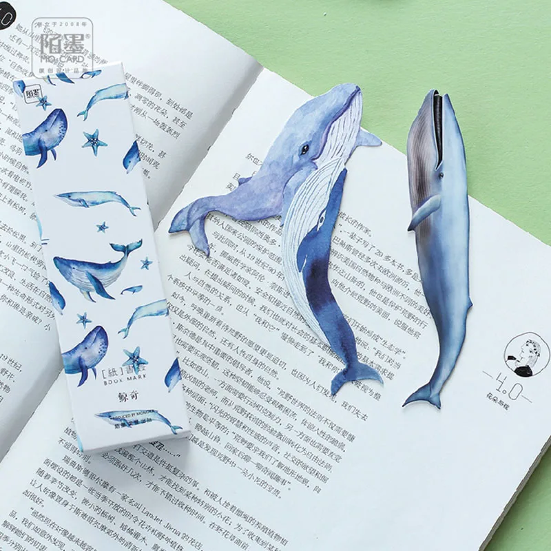 30 шт./Партия DIY милые Kawaii бумага Creative креативный мультфильм КИТ закладки книги для