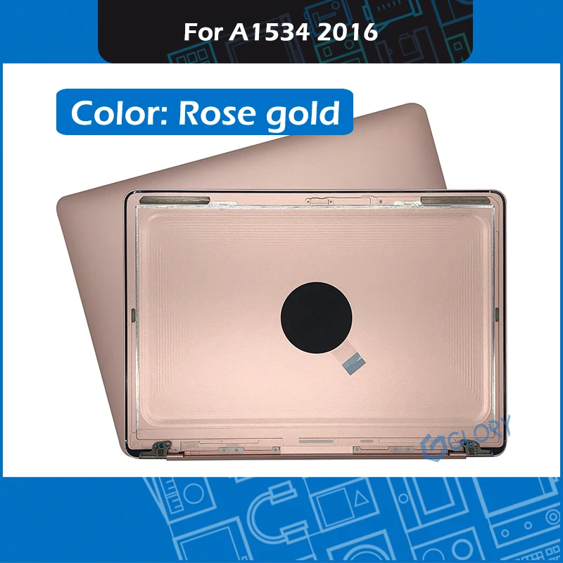 Задняя крышка для Macbook Retina A1534 ЖК-панель цвета розового золота 12 дюймов