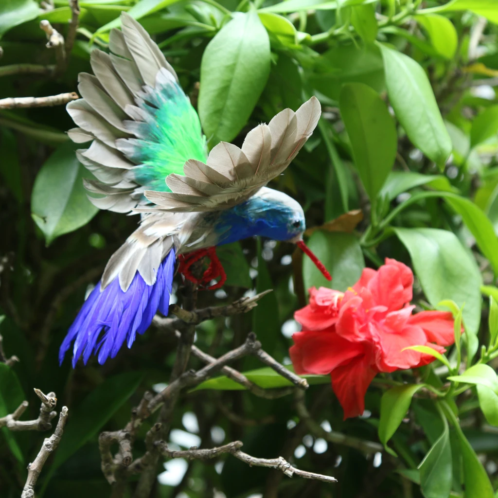 

Artificial Feathered Spread WIngs Bird Taxidermy Home Garden Decor Ornament