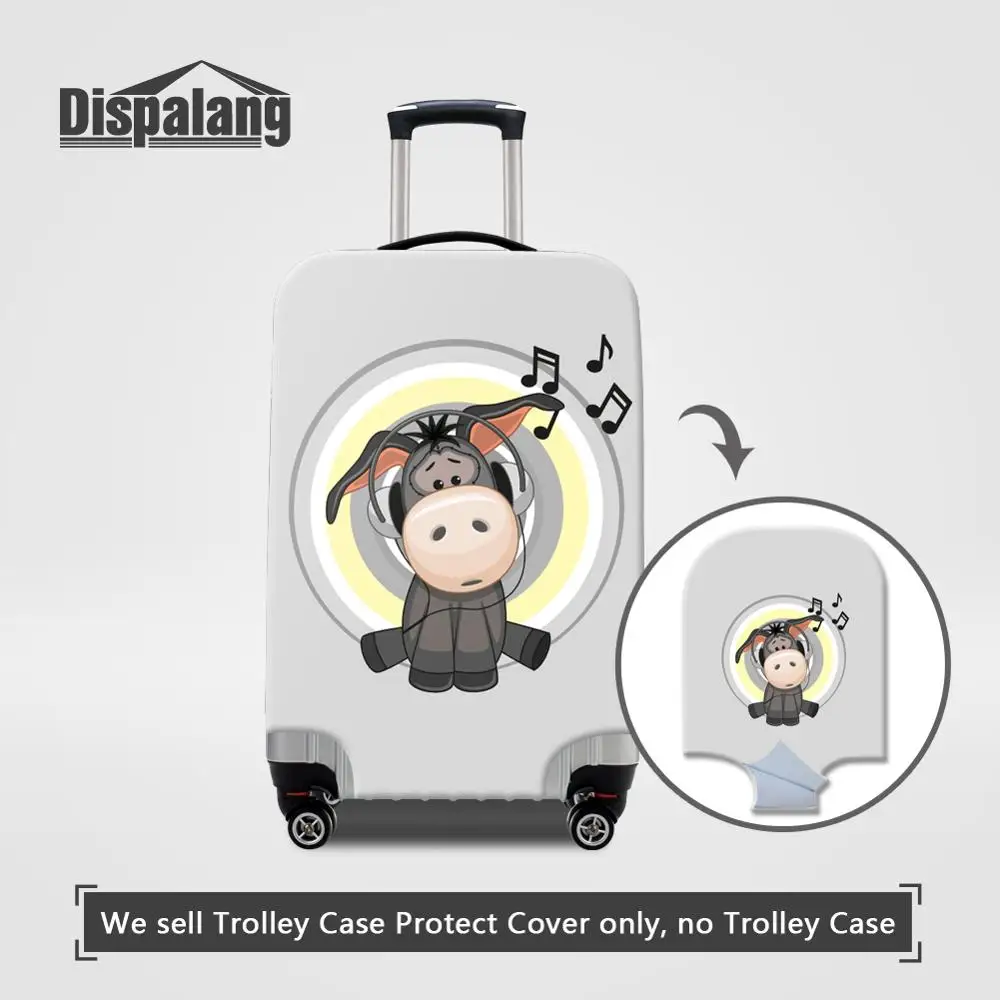 Luggage Cover10 Dispalang лиса свинья Сова Единорог принт защитный чехол на чемодан для 18-32 дюймов детей женщин мультфильм аксессуары для путешествий - Цвет: Luggage Cover10